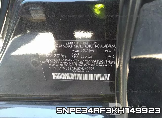 5NPE34AF3KH749923 фото 10