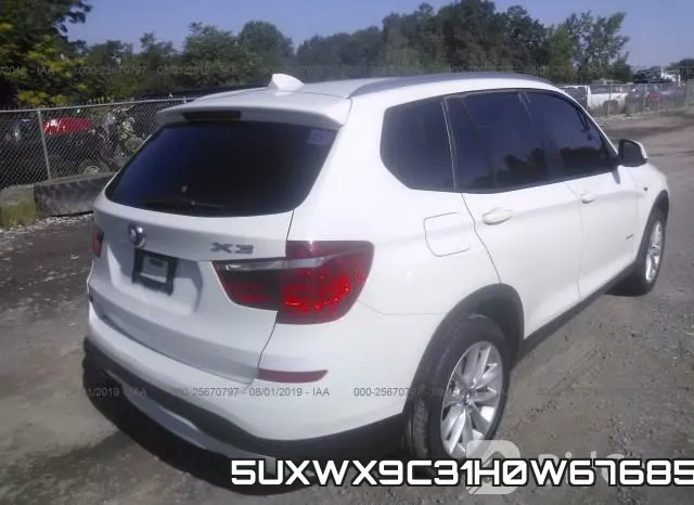 5UXWX9C31H0W67685 фото 5