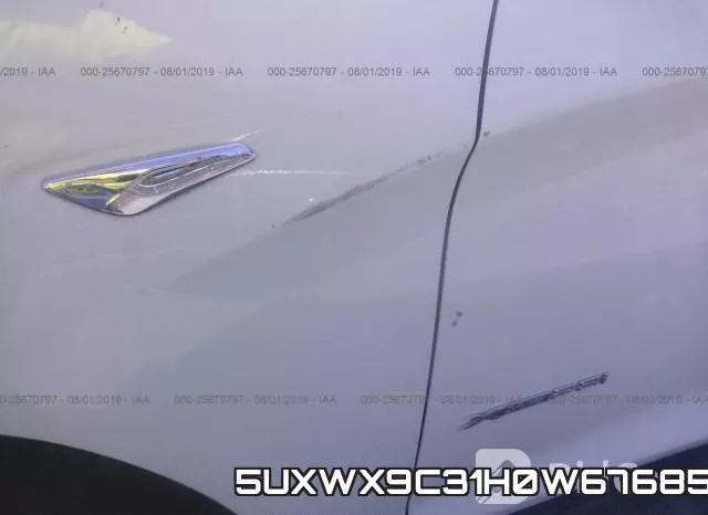 5UXWX9C31H0W67685 фото 7