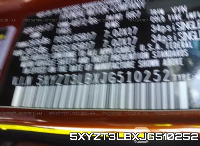 5XYZT3LBXJG510252 фото 10