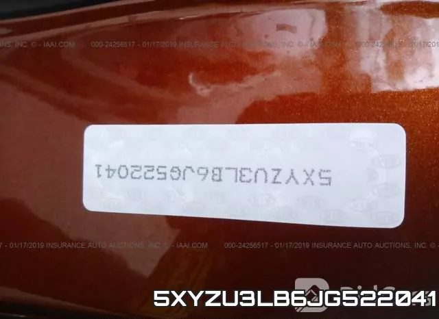 5XYZU3LB6JG522041 фото 10