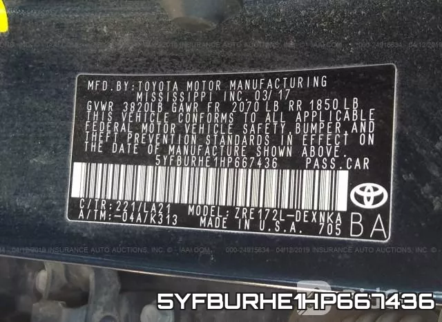 5YFBURHE1HP667436 фото 10