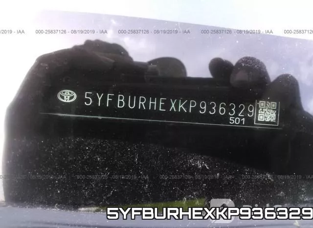 5YFBURHEXKP936329 фото 10