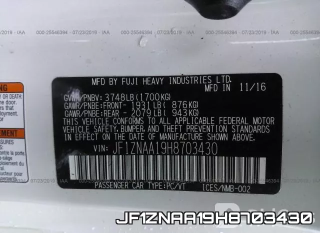 JF1ZNAA19H8703430 фото 10