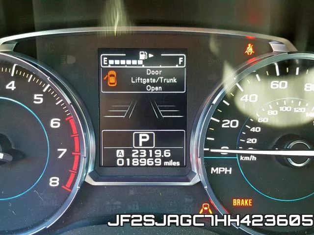 JF2SJAGC7HH423605 фото 9