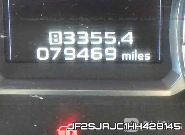 JF2SJAJC1HH428145 фото 8
