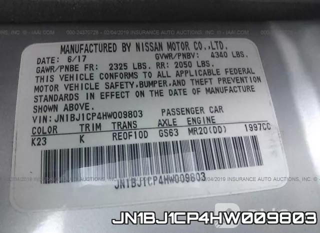 JN1BJ1CP4HW009803 фото 10