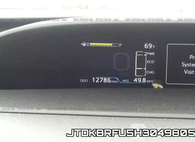 JTDKBRFU5H3049805 фото 8