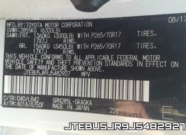 JTEBU5JR9J5482927 фото 10