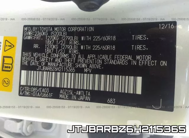 JTJBARBZ6H2115365 фото 10