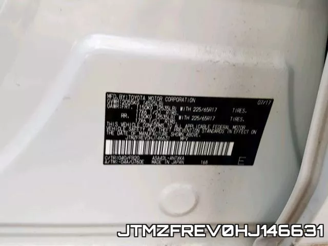 JTMZFREV0HJ146631 фото 2