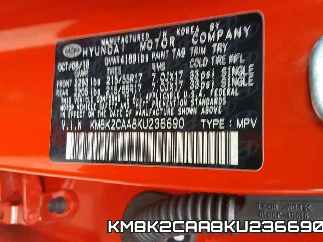 KM8K2CAA8KU236690 фото 2