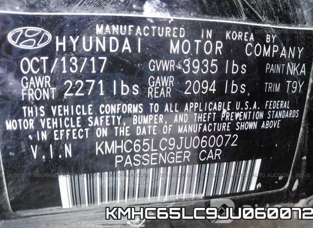 KMHC65LC9JU060072 фото 10