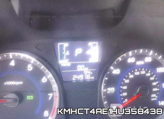 KMHCT4AE1HU358438 фото 8