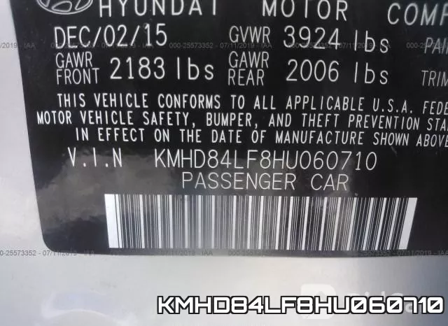 KMHD84LF8HU060710 фото 10