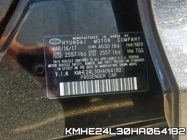 KMHE24L30HA064182 фото 2