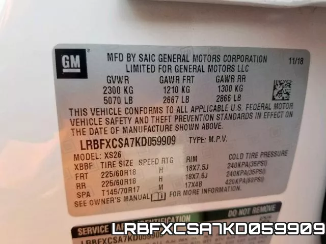 LRBFXCSA7KD059909 фото 2