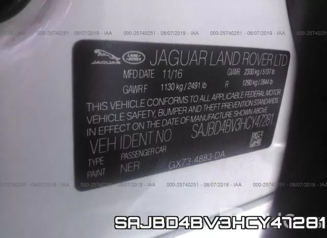 SAJBD4BV3HCY47281 фото 10