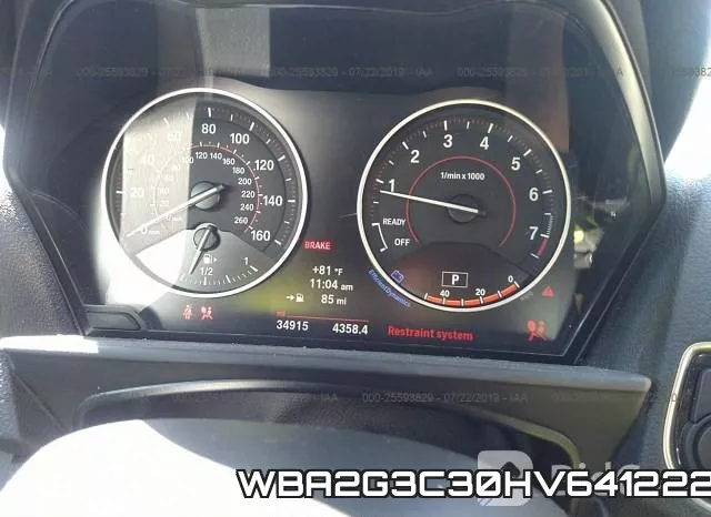 WBA2G3C30HV641222 фото 8