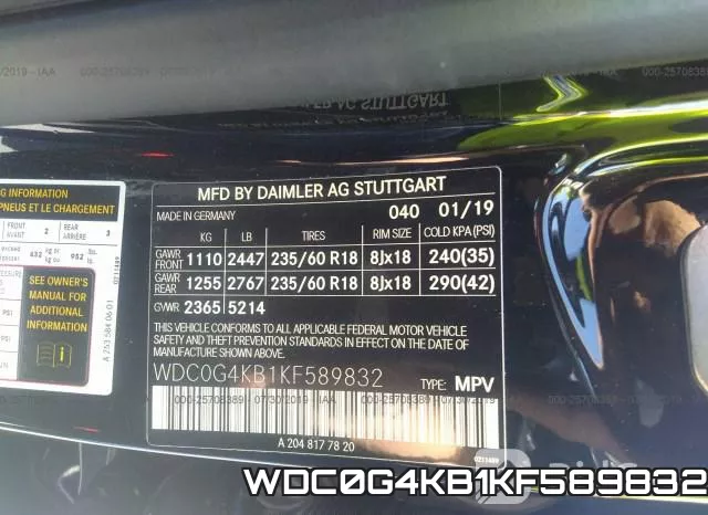 WDC0G4KB1KF589832 фото 10