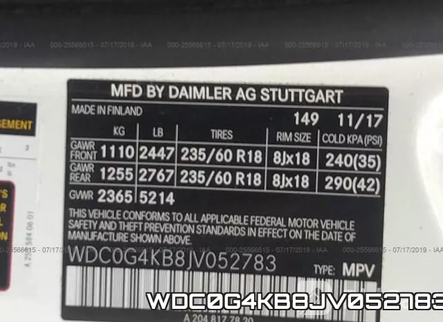 WDC0G4KB8JV052783 фото 10