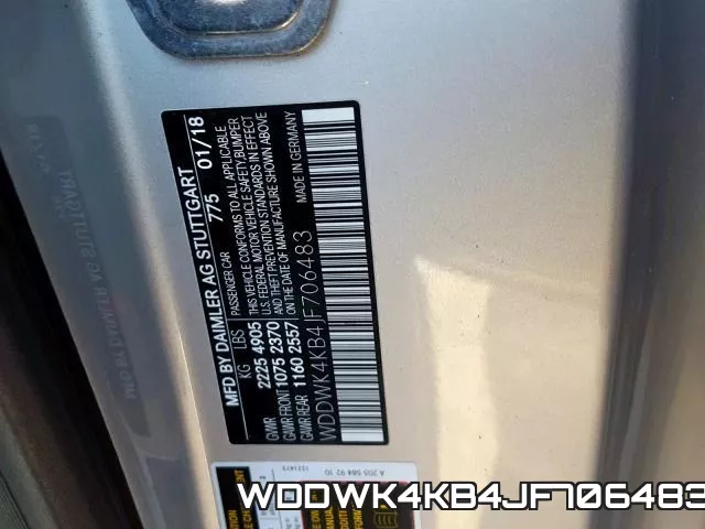WDDWK4KB4JF706483 фото 2