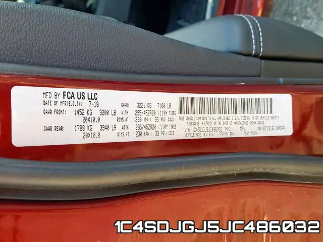 1C4SDJGJ5JC486032 фото 2