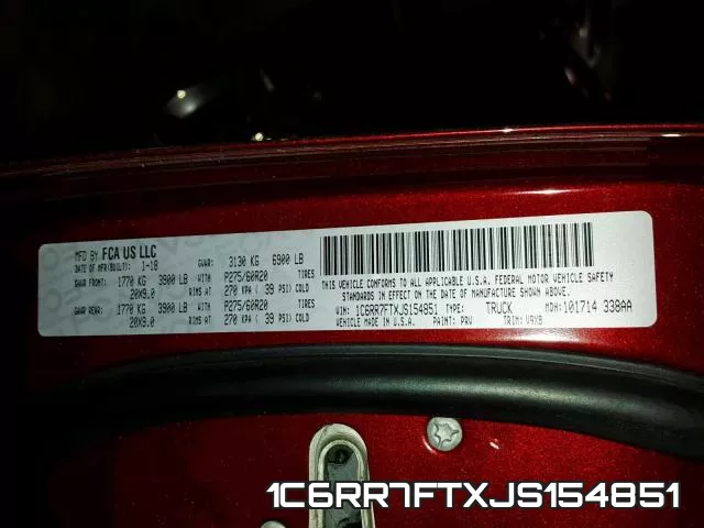 1C6RR7FTXJS154851 фото 2