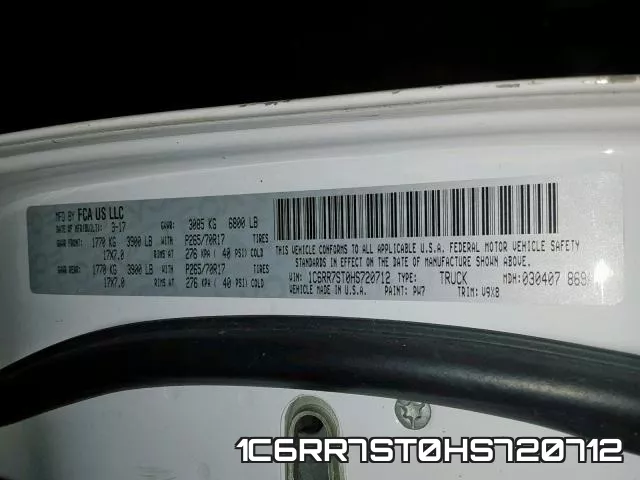 1C6RR7ST0HS720712 фото 2