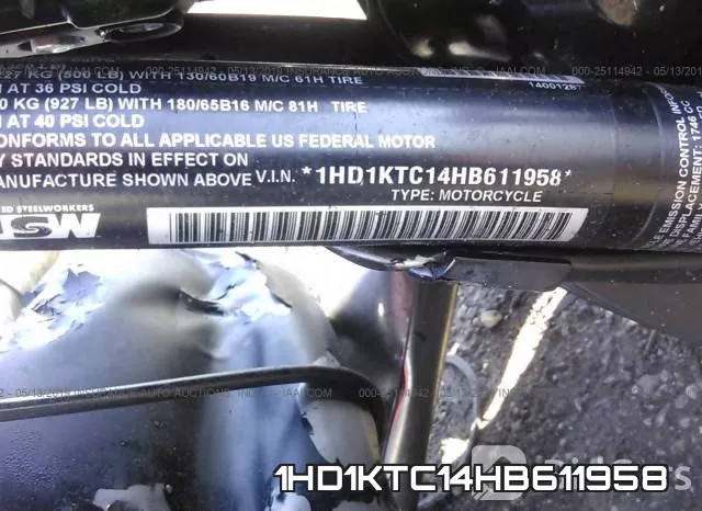 1HD1KTC14HB611958 фото 2
