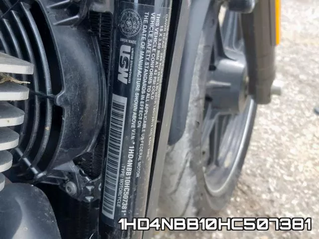 1HD4NBB10HC507381 фото 2
