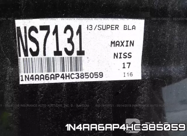 1N4AA6AP4HC385059 фото 10
