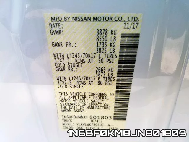 1N6BF0KM8JN801803 фото 2