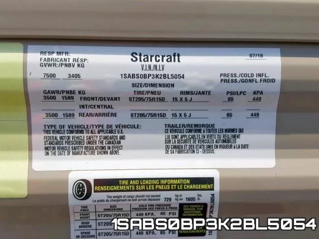 1SABS0BP3K2BL5054 фото 2
