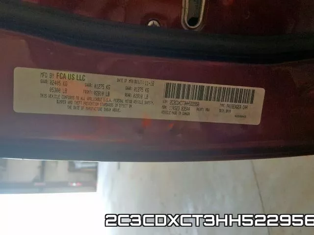 2C3CDXCT3HH522956 фото 2