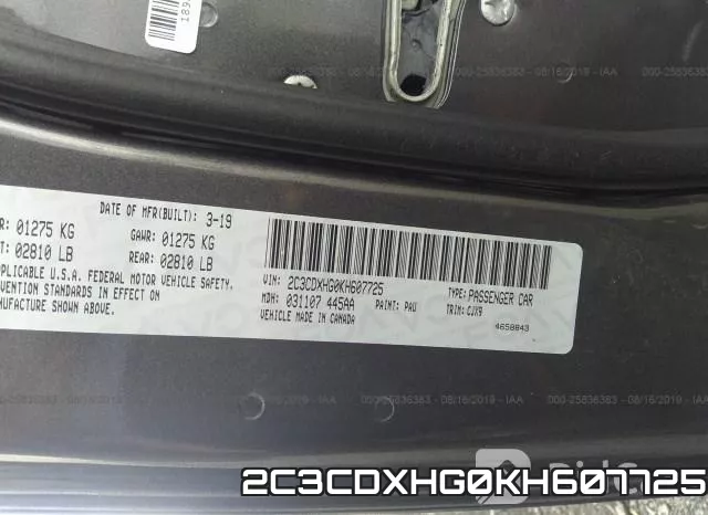 2C3CDXHG0KH607725 фото 10