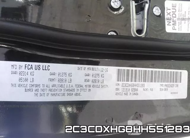 2C3CDXHG8HH551283 фото 10