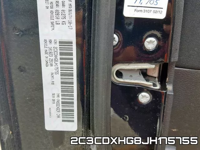 2C3CDXHG8JH175755 фото 2