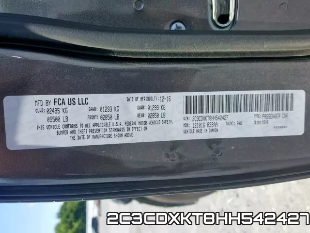 2C3CDXKT8HH542427 фото 2