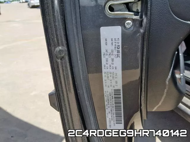 2C4RDGEG9HR740142 фото 2