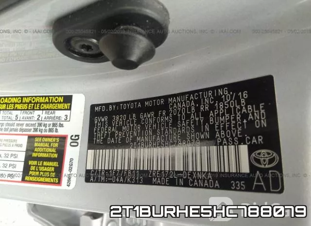 2T1BURHE5HC788079 фото 10