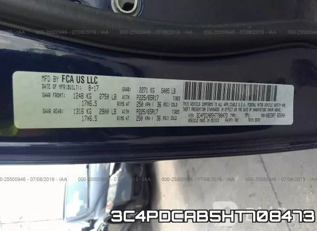 3C4PDCAB5HT708473 фото 10