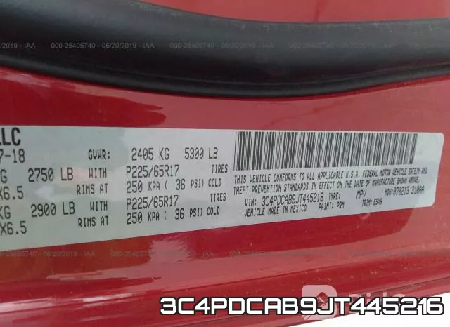 3C4PDCAB9JT445216 фото 10