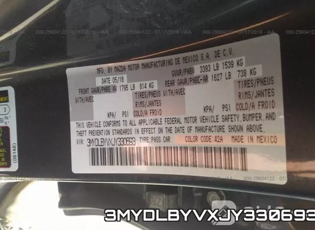 3MYDLBYVXJY330693 фото 10