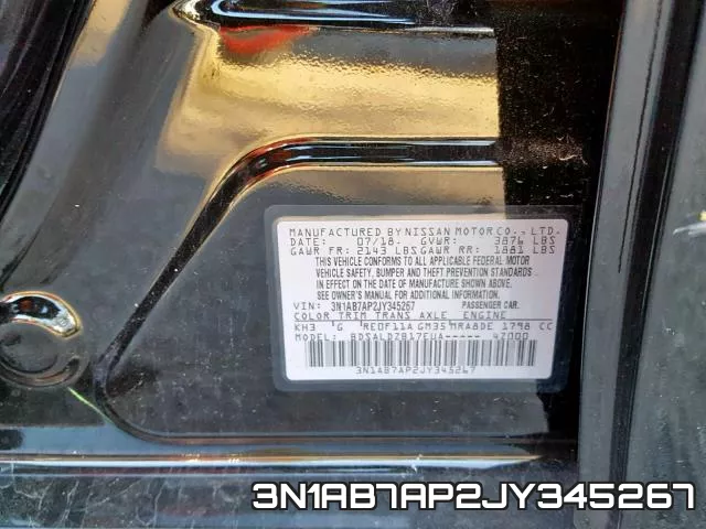 3N1AB7AP2JY345267 фото 2