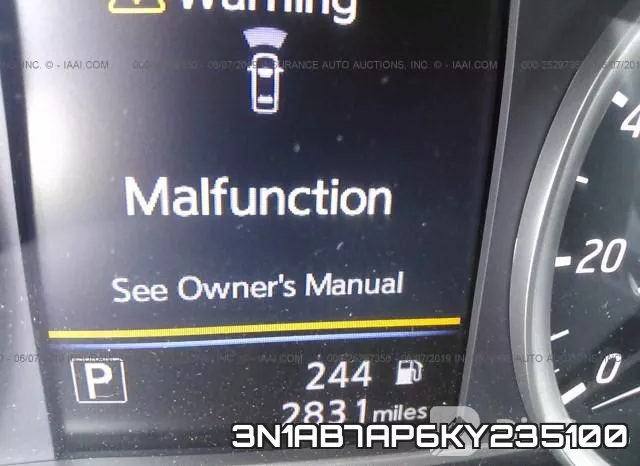 3N1AB7AP6KY235100 фото 8