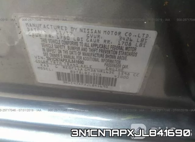 3N1CN7APXJL841690 фото 10