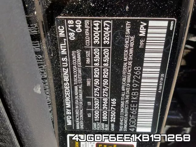 4JGDF6EE1KB197268 фото 2