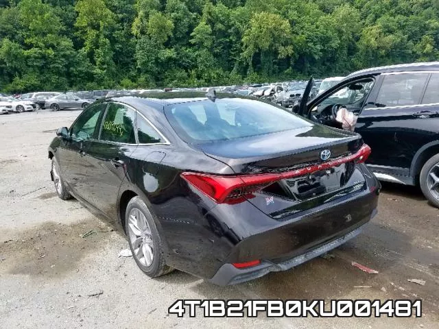 4T1B21FB0KU001481 фото 4
