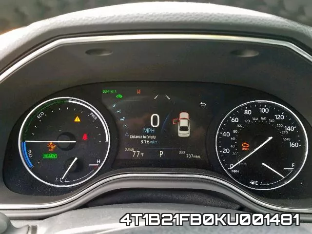 4T1B21FB0KU001481 фото 9